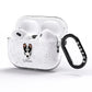 Smooth Collie Personalised AirPods Pro Glitter Case Side Image