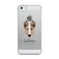 Smooth Collie Personalised Apple iPhone 5 Case
