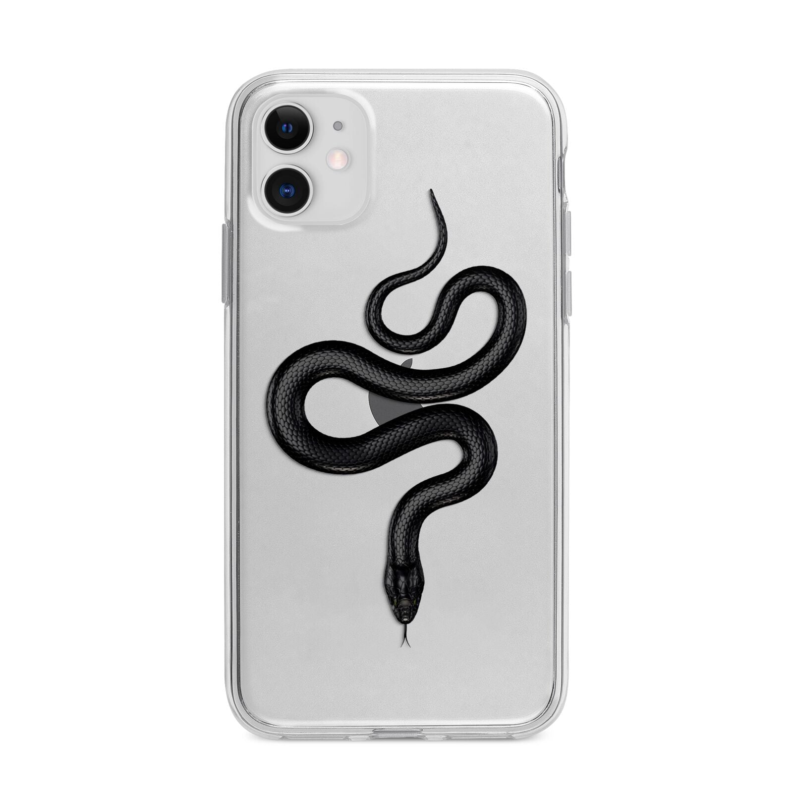 Snake Apple iPhone 11 in White with Bumper Case