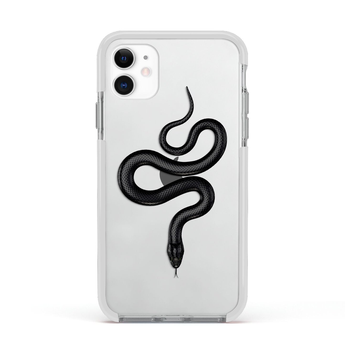 Snake Apple iPhone 11 in White with White Impact Case