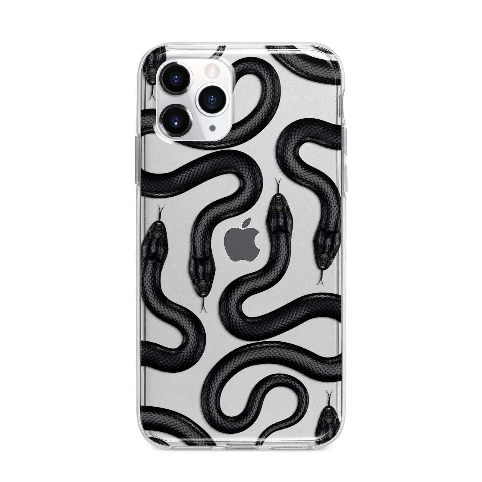 Snake Pattern Apple iPhone 11 Pro Max in Silver with Bumper Case