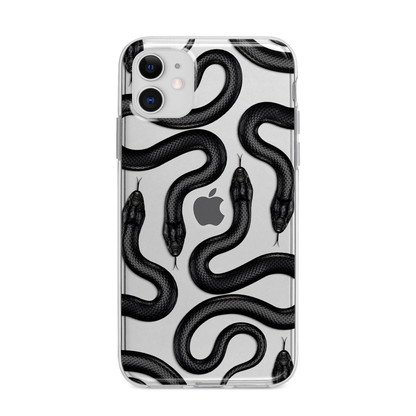 Snake Pattern Apple iPhone 11 in White with Bumper Case