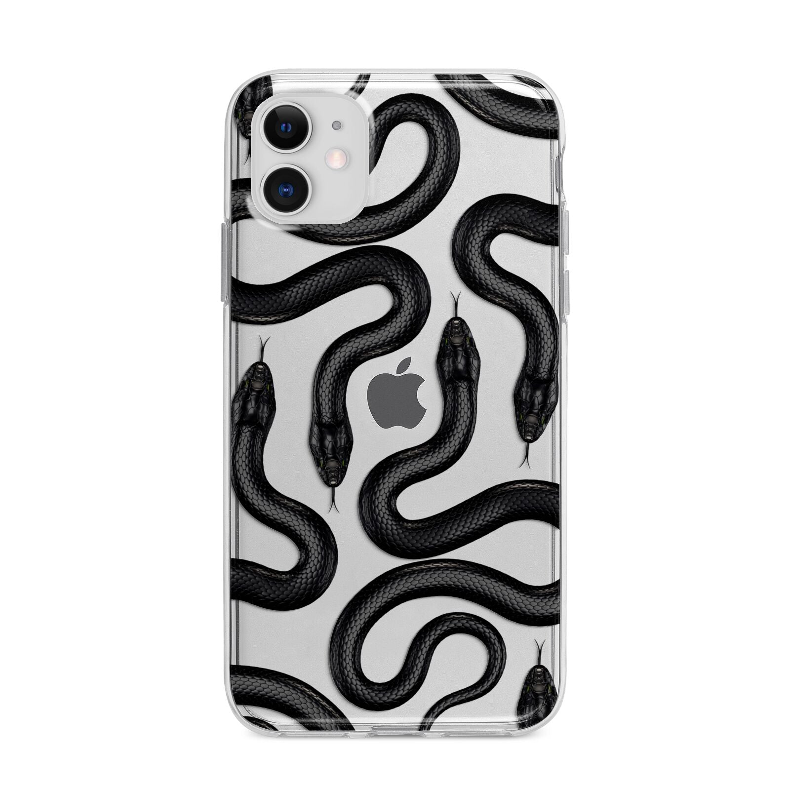 Snake Pattern Apple iPhone 11 in White with Bumper Case