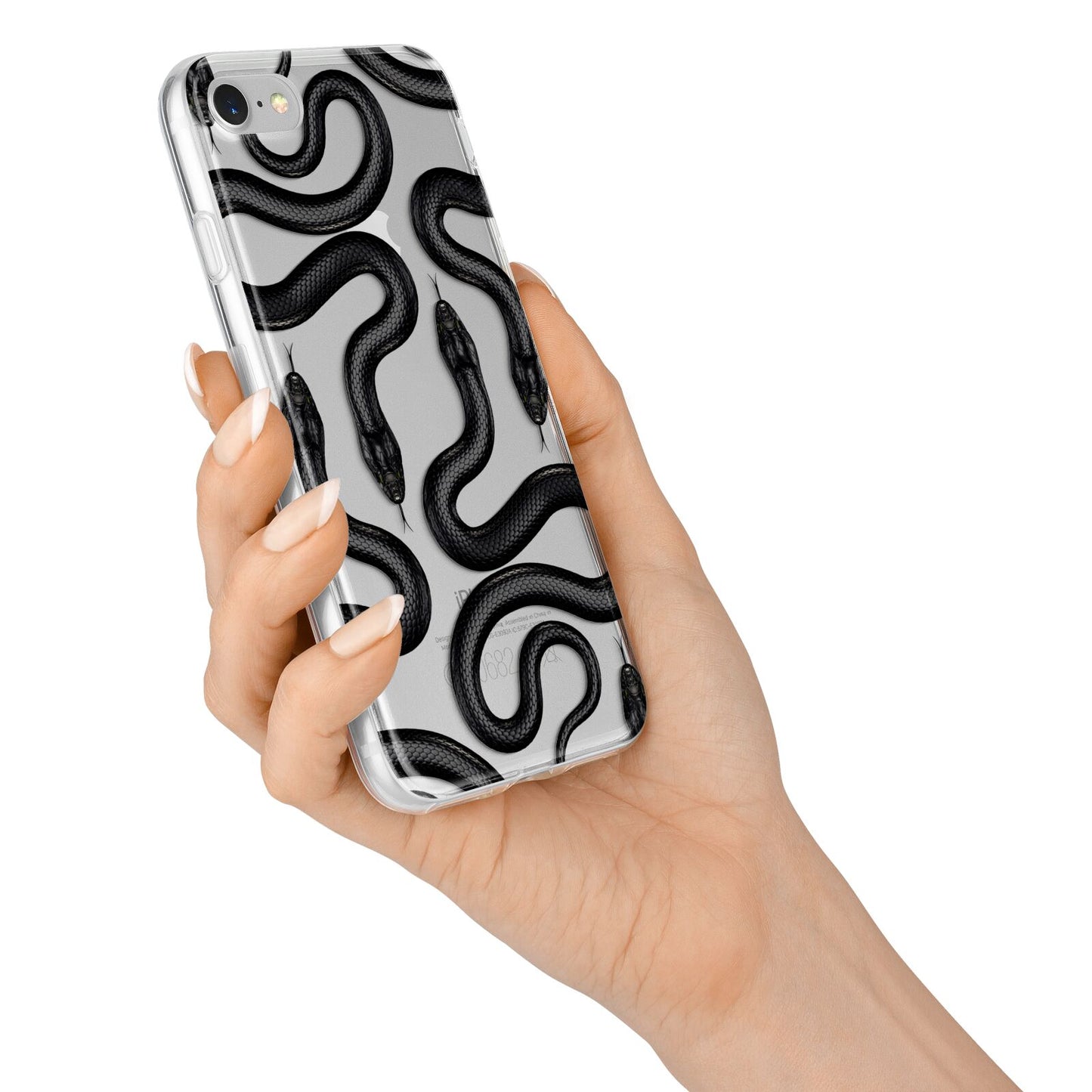 Snake Pattern iPhone 7 Bumper Case on Silver iPhone Alternative Image