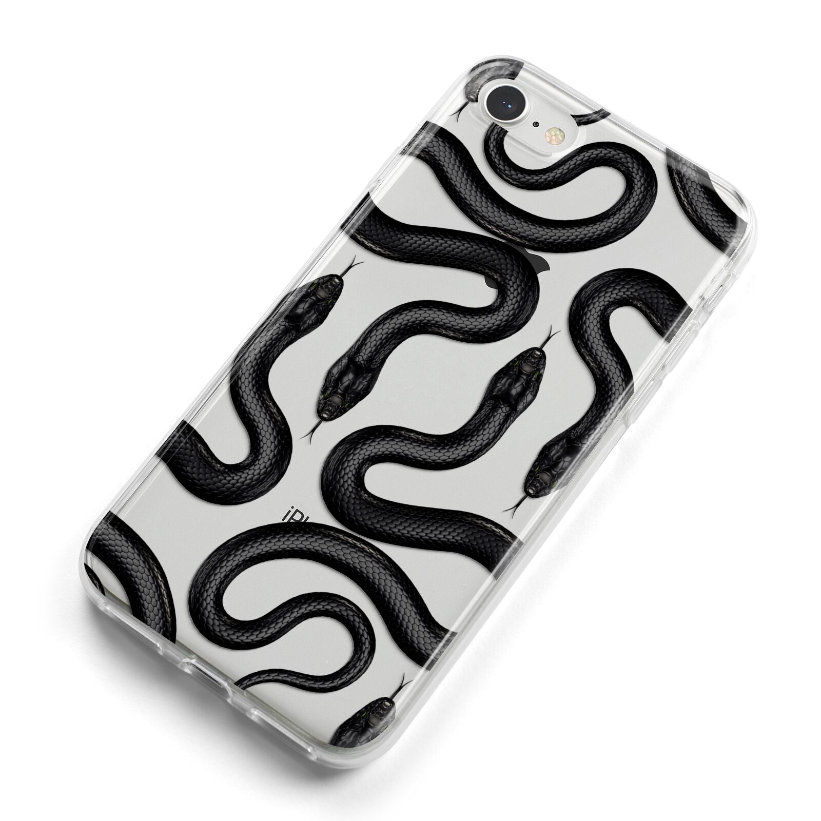 Snake Pattern iPhone 8 Bumper Case on Silver iPhone Alternative Image