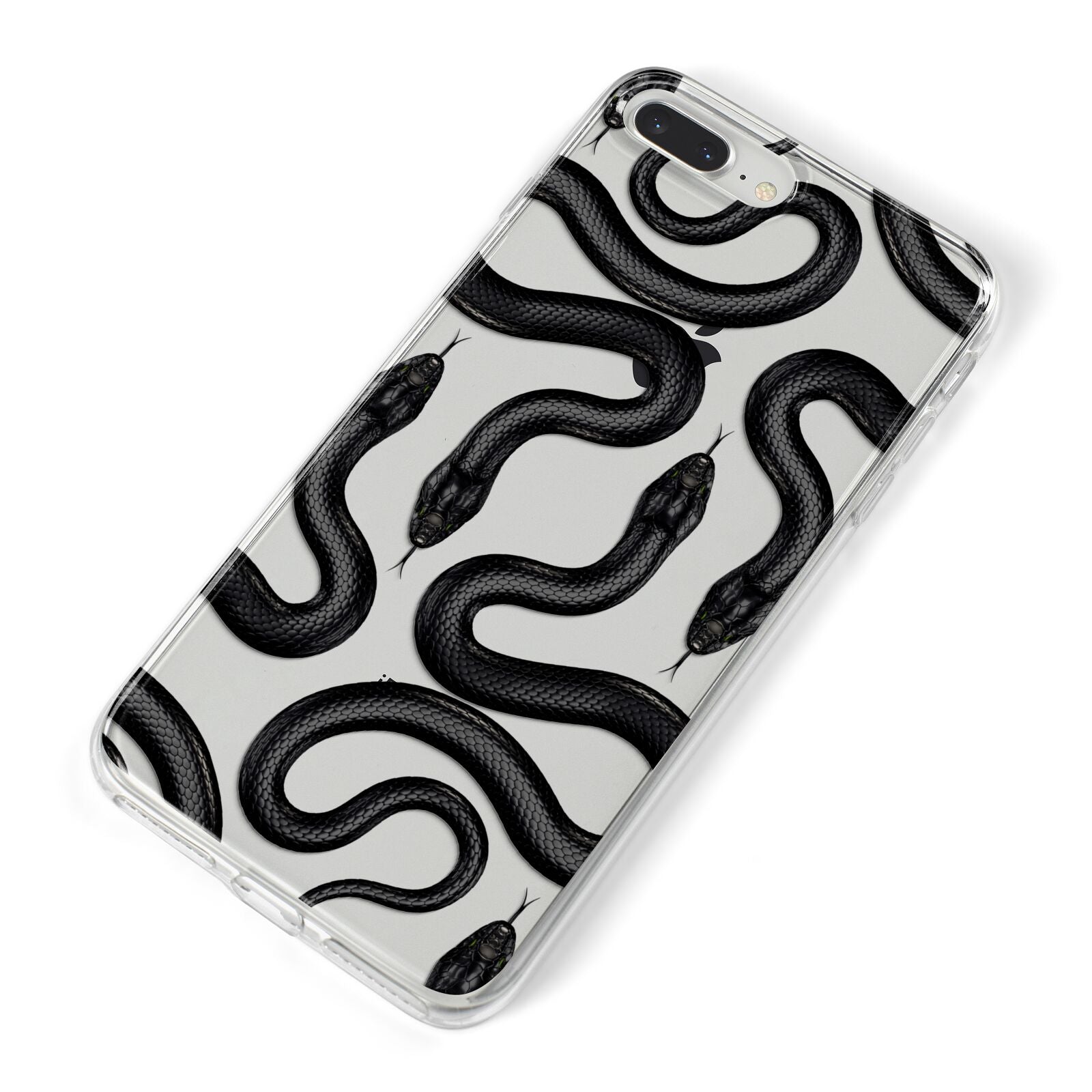Snake Pattern iPhone 8 Plus Bumper Case on Silver iPhone Alternative Image