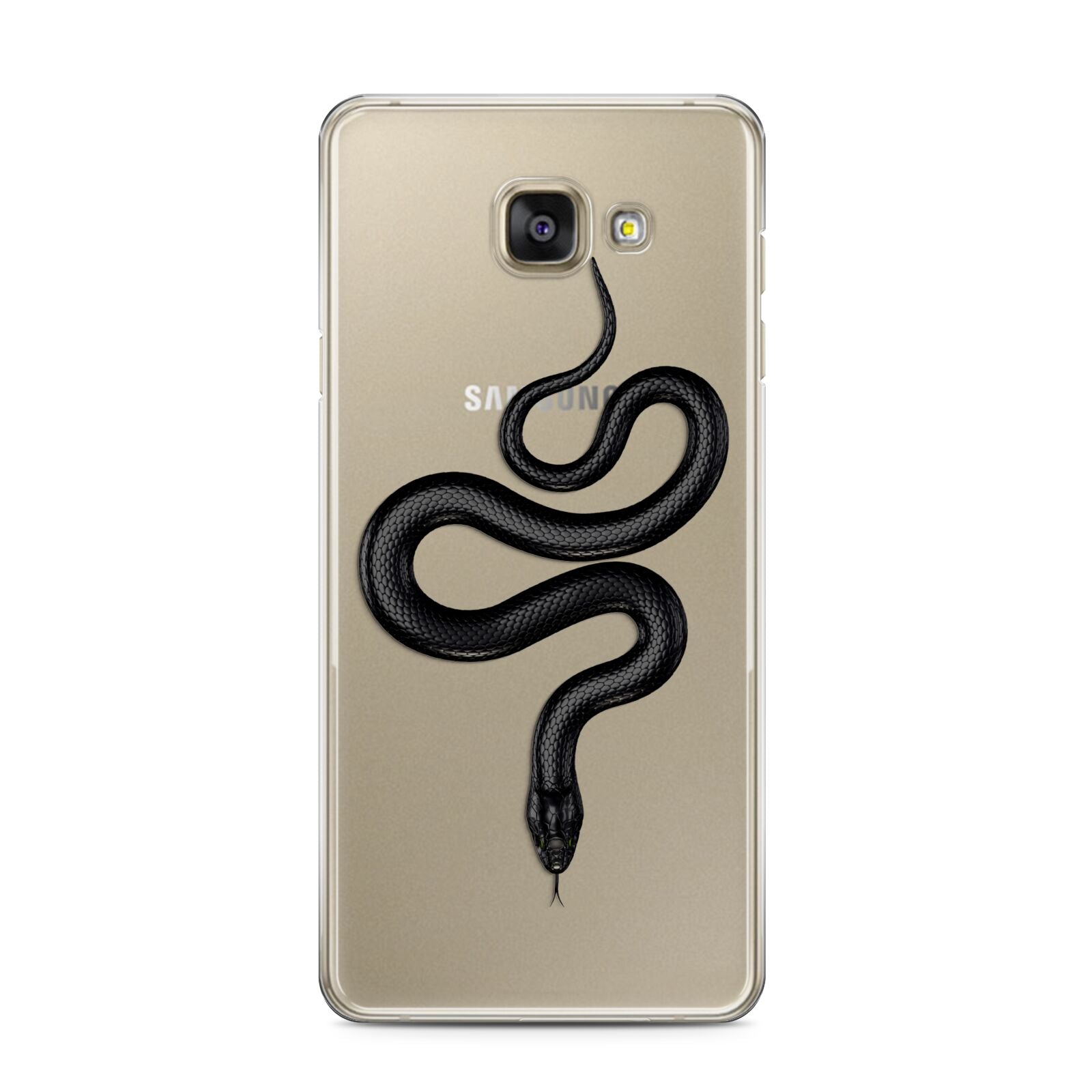 Snake Samsung Galaxy A3 2016 Case on gold phone