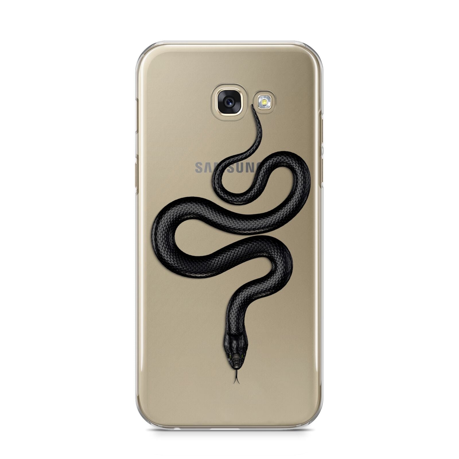 Snake Samsung Galaxy A5 2017 Case on gold phone