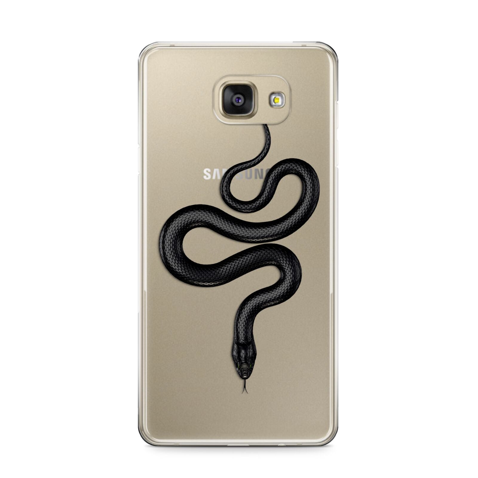 Snake Samsung Galaxy A9 2016 Case on gold phone