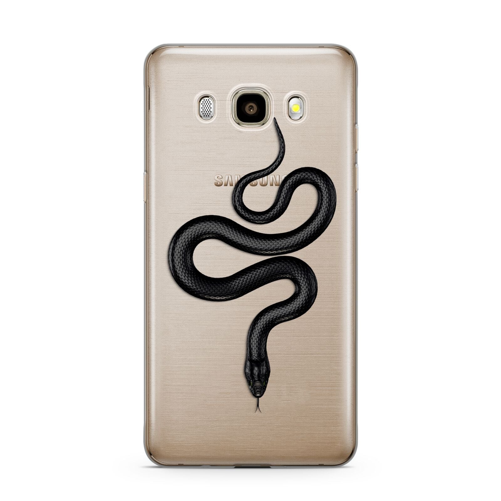 Snake Samsung Galaxy J7 2016 Case on gold phone