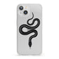 Snake iPhone 13 Clear Bumper Case