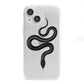 Snake iPhone 13 Mini Clear Bumper Case
