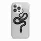 Snake iPhone 13 Pro TPU Impact Case with White Edges