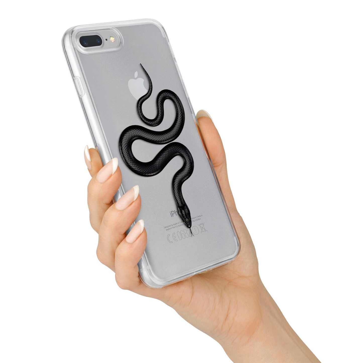 Snake iPhone 7 Plus Bumper Case on Silver iPhone Alternative Image