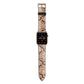Snakeskin Apple Watch Strap with Gold Hardware