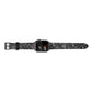 Snakeskin Design Apple Watch Strap Size 38mm Landscape Image Space Grey Hardware