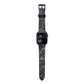 Snakeskin Design Apple Watch Strap Size 38mm with Blue Hardware