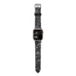 Snakeskin Design Apple Watch Strap Size 38mm with Silver Hardware