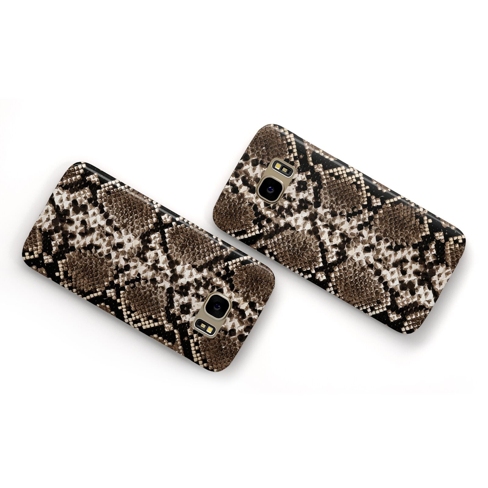 Snakeskin Pattern Samsung Galaxy Case Flat Overview