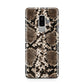 Snakeskin Pattern Samsung Galaxy S9 Plus Case on Silver phone