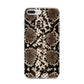 Snakeskin Pattern iPhone 7 Plus Bumper Case on Silver iPhone