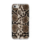 Snakeskin Pattern iPhone 8 Bumper Case on Silver iPhone