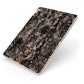 Snakeskin Print Apple iPad Case on Gold iPad Side View