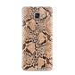 Snakeskin Samsung Galaxy A3 2016 Case on gold phone