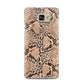 Snakeskin Samsung Galaxy A5 2016 Case on gold phone