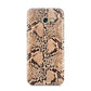 Snakeskin Samsung Galaxy A5 2017 Case on gold phone