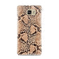 Snakeskin Samsung Galaxy A9 2016 Case on gold phone