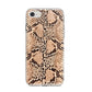 Snakeskin iPhone 8 Bumper Case on Silver iPhone