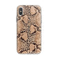 Snakeskin iPhone X Bumper Case on Silver iPhone Alternative Image 1