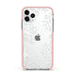 Snowflake Apple iPhone 11 Pro in Silver with Pink Impact Case