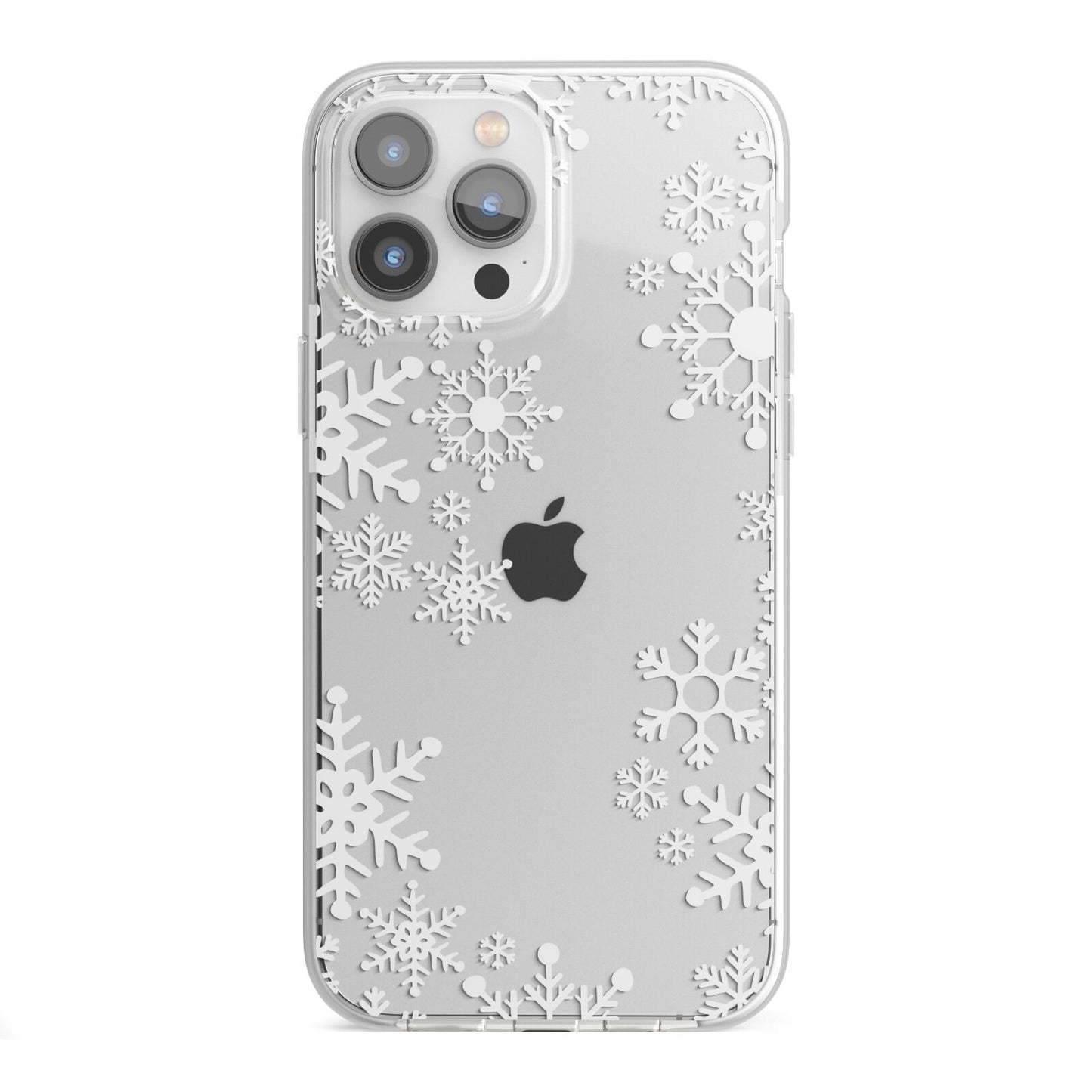 Snowflake iPhone 13 Pro Max TPU Impact Case with White Edges