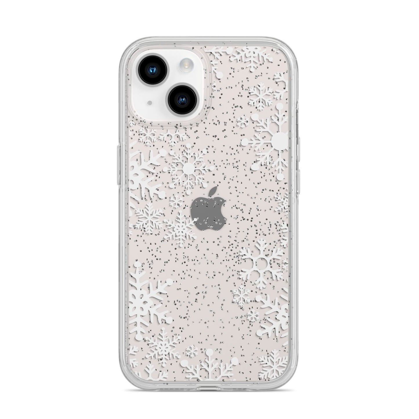 Snowflake iPhone 14 Glitter Tough Case Starlight
