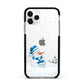 Snowman Apple iPhone 11 Pro in Silver with Black Impact Case