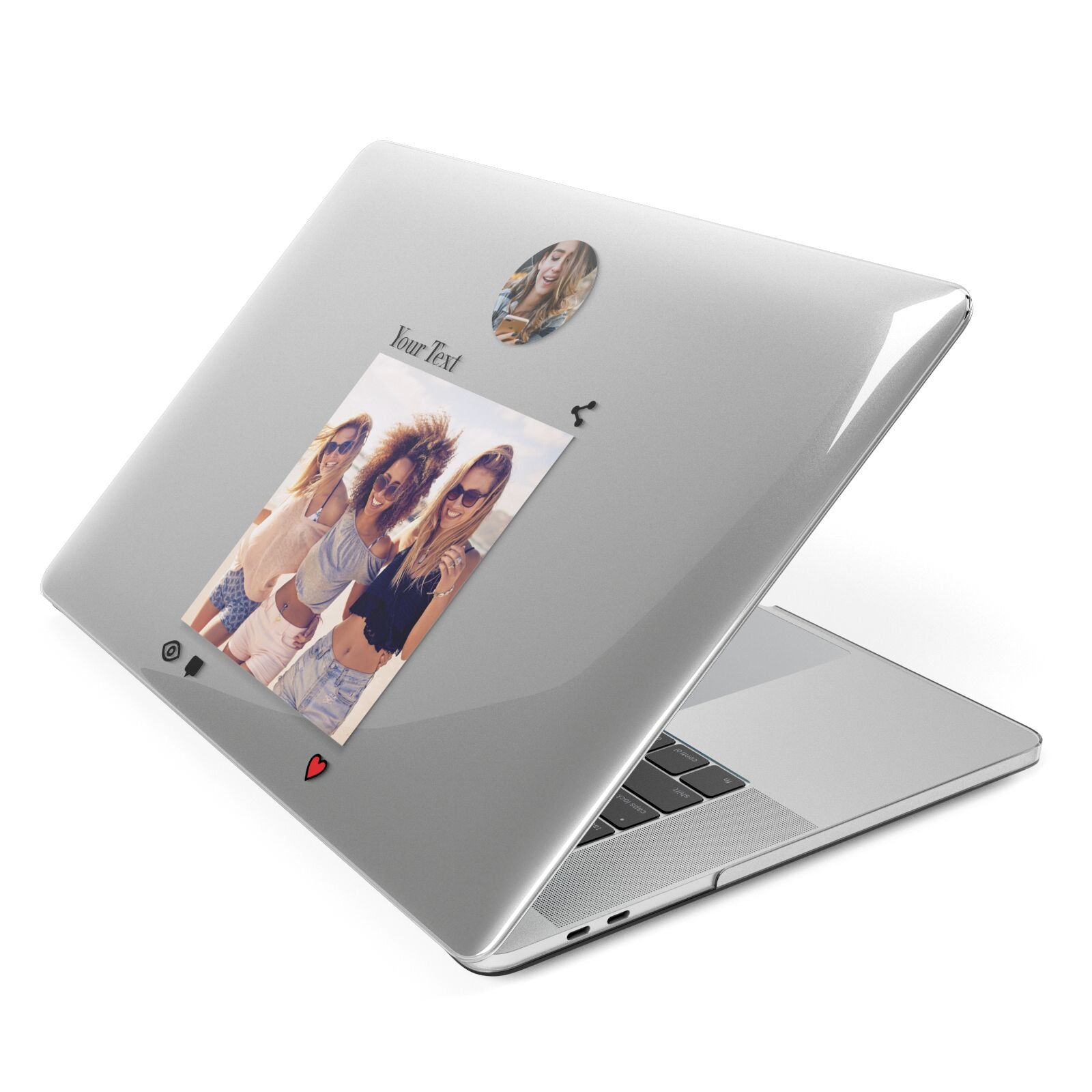 Social Media Photo Apple MacBook Case Side View