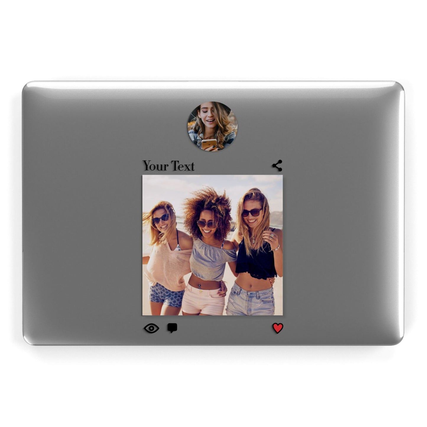 Social Media Photo Apple MacBook Case