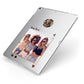 Social Media Photo Apple iPad Case on Silver iPad Side View