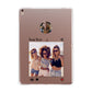 Social Media Photo Apple iPad Rose Gold Case