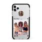 Social Media Photo Apple iPhone 11 Pro Max in Silver with Black Impact Case