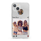 Social Media Photo iPhone 13 Clear Bumper Case