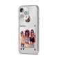 Social Media Photo iPhone 14 Pro Max Clear Tough Case Silver Angled Image
