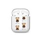 Soft Coated Wheaten Terrier Icon with Name AirPods Case
