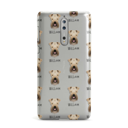 Soft Coated Wheaten Terrier Icon with Name Nokia Case