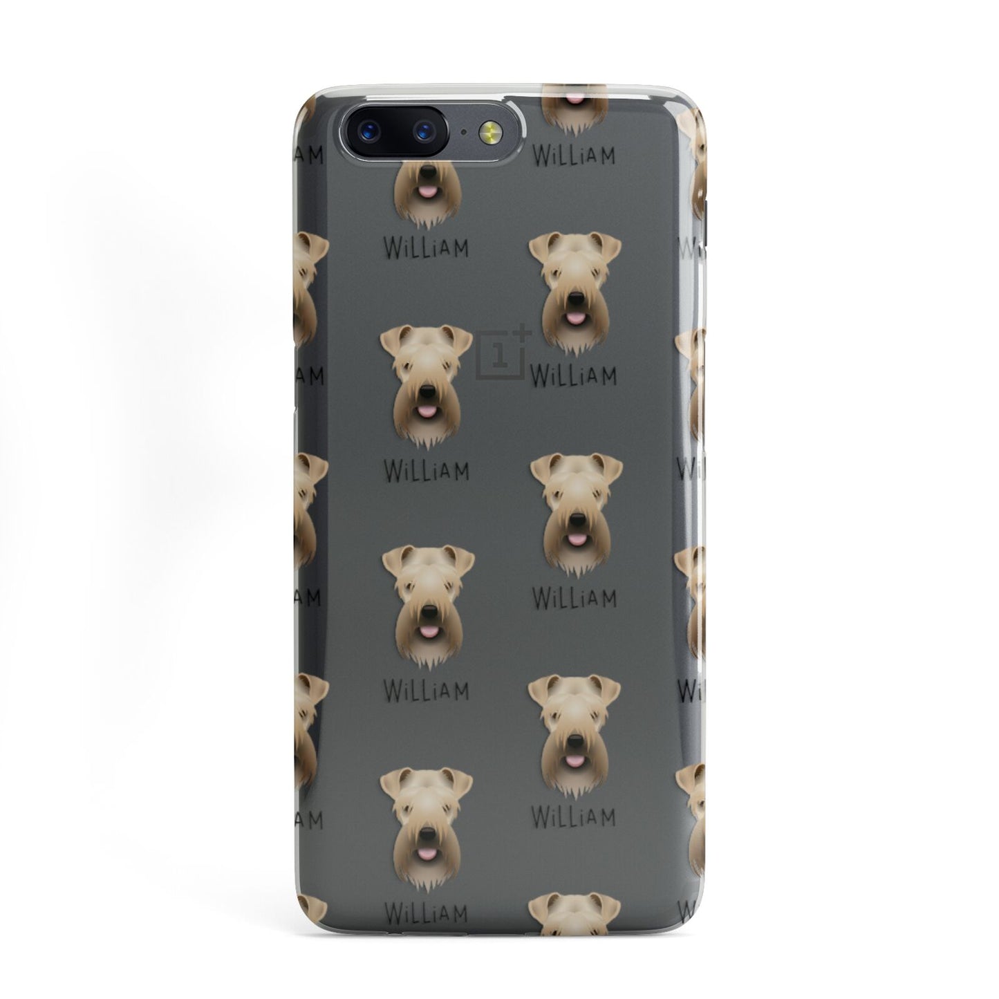 Soft Coated Wheaten Terrier Icon with Name OnePlus Case