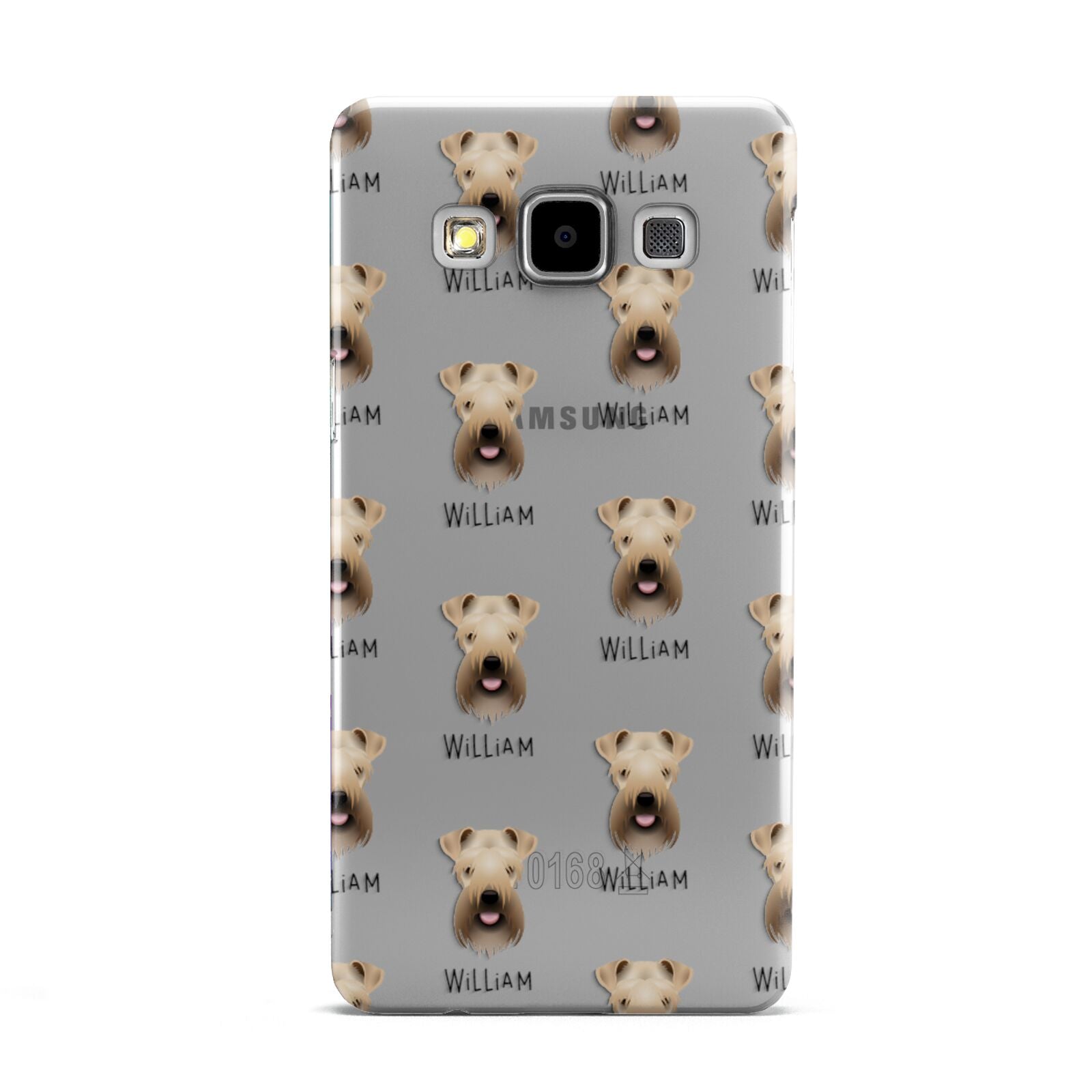 Soft Coated Wheaten Terrier Icon with Name Samsung Galaxy A5 Case