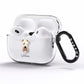 Soft Coated Wheaten Terrier Personalised AirPods Pro Clear Case Side Image