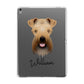 Soft Coated Wheaten Terrier Personalised Apple iPad Grey Case